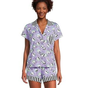 NWT Disney Tim Burton’s Nightmare Before Christmas Short Pajama Set Size L / XL